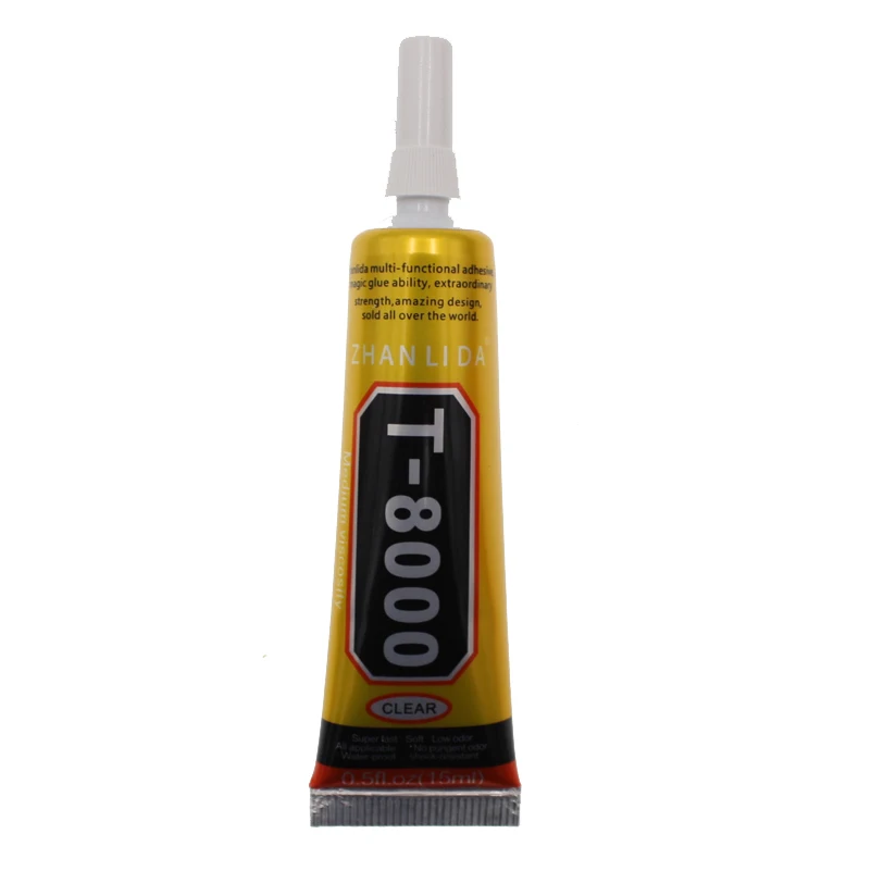 1Pcs High Quality 15ML Super Touch Screen T8000 Textile Cloth Liquid Glue Metal Fabric Glass Epoxy Resin Adhesive Rubber
1Pcs High Quality 15ML Super Touch Screen T8000 Textile Cloth Liquid Glue Metal Fabric Glass Epoxy Resin Adhesive Rubber