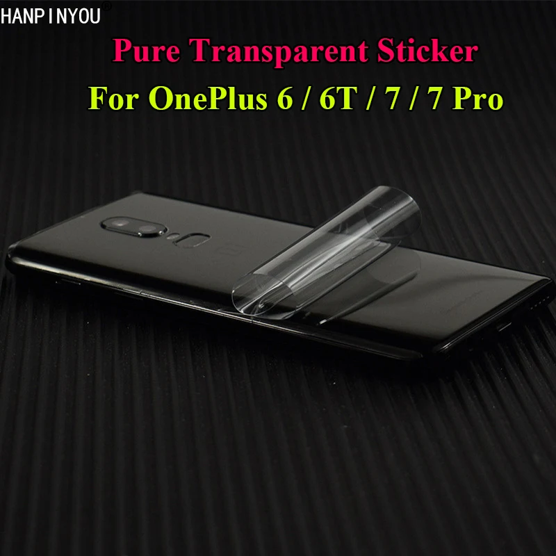 For OnePlus 7 7Pro 6 6T Full Cover Protective Sticker Durable Pure Transparent Back Screen Protector Film
For OnePlus 7 7Pro 6 6T Full Cover Protective Sticker Durable Pure Transparent Back Screen Protector Film
