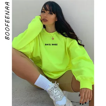 BOOFEENAA Casual Oversized Hoodie Neon Green Letter Print Hip Hop Streetwear Long Sweatshirts Women Fall Winter Tops C67-AB38
BOOFEENAA Casual Oversized Hoodie Neon Green Letter Print Hip Hop Streetwear Long Sweatshirts Women Fall Winter Tops C67-AB38