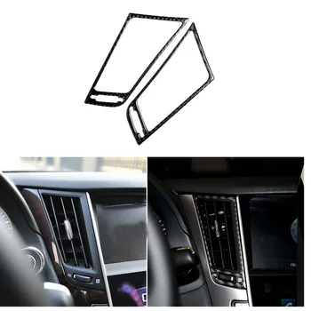 Carbon Fiber Center Console Air Vent Outlet Decor Cover For Infiniti Q50 2014-19
Carbon Fiber Center Console Air Vent Outlet Decor Cover For Infiniti Q50 2014-19