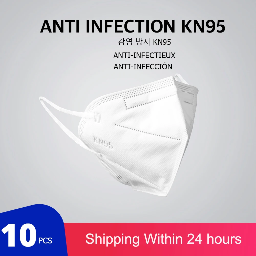 KN95 Disposable Dust Face Masks Safety 5-Ply Safety Nonwoven Elastic Anti-Haze Hygiene Dustproof Cover Facial Protective Masks
KN95 Disposable Dust Face Masks Safety 5-Ply Safety Nonwoven Elastic Anti-Haze Hygiene Dustproof Cover Facial Protective Masks