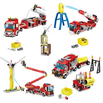 City Fire Series Building Blocks Bricks Rescue Fire Truck with Action Figures Set Educational Toys for Children Birthday Gifts
City Fire Series Building Blocks Bricks Rescue Fire Truck with Action Figures Set Educational Toys for Children Birthday Gifts