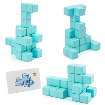 Montessori Wooden Toys 3 D Model Building Blocks for Children 3 Y Educational Brain Games for Kids Wooden Stacker
Montessori Wooden Toys 3 D Model Building Blocks for Children 3 Y Educational Brain Games for Kids Wooden Stacker