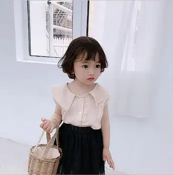 2020 new wholesale girls shirt fashion summer sleeveless cotton girls blouse 1-7t HO519
2020 new wholesale girls shirt fashion summer sleeveless cotton girls blouse 1-7t HO519