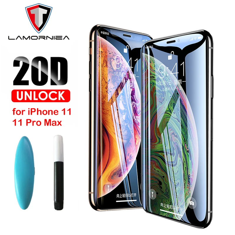 100D UV Full Glue Sceen Protector For iPhone 11 Pro Max X XS Nano Liquid Tempered Glass For iPhone 11 Pro Max 2019 X Screen Film
100D UV Full Glue Sceen Protector For iPhone 11 Pro Max X XS Nano Liquid Tempered Glass For iPhone 11 Pro Max 2019 X Screen Film
