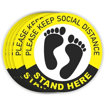 5Pcs Carpet-Style Social Hiking Floor Decals 12-Inch Suitable for Shopping Malls Queuing Non-Slip Safety Signs
5Pcs Carpet-Style Social Hiking Floor Decals 12-Inch Suitable for Shopping Malls Queuing Non-Slip Safety Signs
