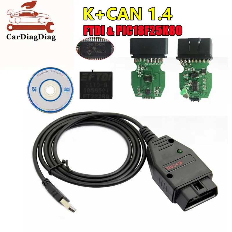 Car Diagnostic Tool For VAG K CAN Commander 1.4 FTDI + PIC18F25K80 For VAG K+CAN 1.4 K-Line For VW For AUDI For Skoda For Seat
Car Diagnostic Tool For VAG K CAN Commander 1.4 FTDI + PIC18F25K80 For VAG K+CAN 1.4 K-Line For VW For AUDI For Skoda For Seat