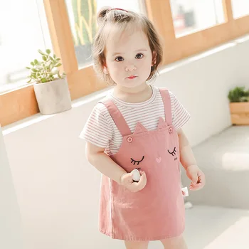 3520 Fashion Girls Set Clothing Kids Sweet Pink 2 Pieces Clothes Summer T-shirt + Back Blet Skirt Children's Sweet Suits
3520 Fashion Girls Set Clothing Kids Sweet Pink 2 Pieces Clothes Summer T-shirt + Back Blet Skirt Children's Sweet Suits