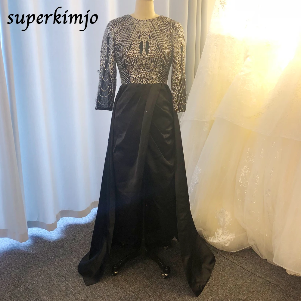 real picture black prom dresses 2020 sparkly glued sequins long sleeve pleats front slit evening dresses
real picture black prom dresses 2020 sparkly glued sequins long sleeve pleats front slit evening dresses