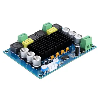 TPA3116D2 DC 24V 2 Channel 120W*2 High Power Digital Stereo Audio Power Amplifier Board
TPA3116D2 DC 24V 2 Channel 120W*2 High Power Digital Stereo Audio Power Amplifier Board