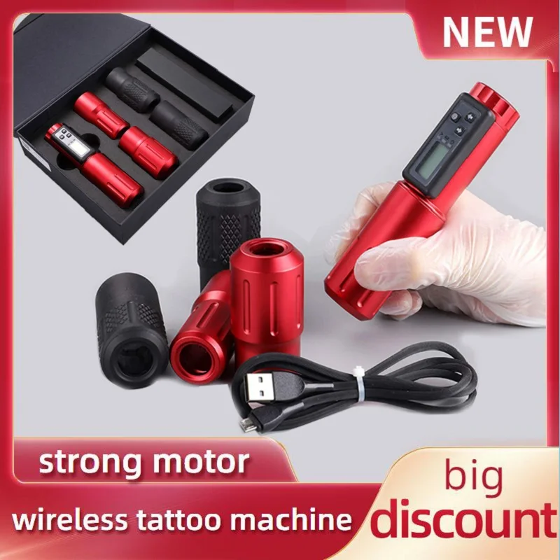 2020 Permanent Makeup Machine Pen Tattoo Wireless Battery Pen Rotary Cartridge Needle Tattoo Machine Rotary Pen with LED Display
2020 Permanent Makeup Machine Pen Tattoo Wireless Battery Pen Rotary Cartridge Needle Tattoo Machine Rotary Pen with LED Display