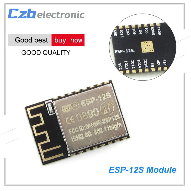 ESP8266 ESP-12F Serial WIFI Model ESP-12E Upgrade Remote Wireless WIFI Module ESP12F ESP12 Authenticity Guaranteed 4M Flash IOT
ESP8266 ESP-12F Serial WIFI Model ESP-12E Upgrade Remote Wireless WIFI Module ESP12F ESP12 Authenticity Guaranteed 4M Flash IOT
