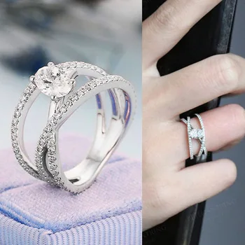 Cao Suitable Europe and America Hot Selling Ring Creative Cool Women's Zircon Ring Jewelry Simple Small Jewelry
Cao Suitable Europe and America Hot Selling Ring Creative Cool Women's Zircon Ring Jewelry Simple Small Jewelry