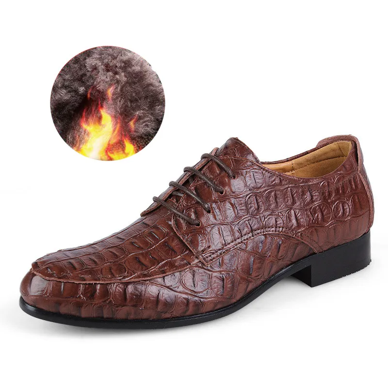 Genuine Leather Men Dress Shoes Formal Shoes 2019 Autumn & Winter Classic Party Shoes Business Office Shoes Plus Size 35-47
Genuine Leather Men Dress Shoes Formal Shoes 2019 Autumn & Winter Classic Party Shoes Business Office Shoes Plus Size 35-47