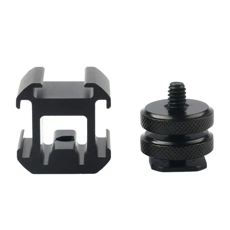 3 Hot Shoe Mount Adapter Dual Screws Stand Holder for DSLR Camera Flash Light 746D | Электроника