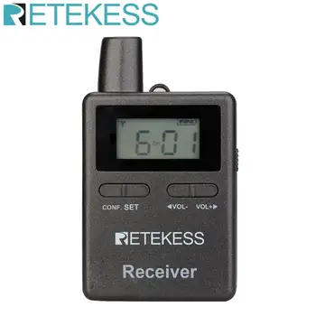 RETEKESS TT105 2.4GHz wireless receiver for Professional Tour Guide System for Church Translation System Meeting Horse riding
RETEKESS TT105 2.4GHz wireless receiver for Professional Tour Guide System for Church Translation System Meeting Horse riding