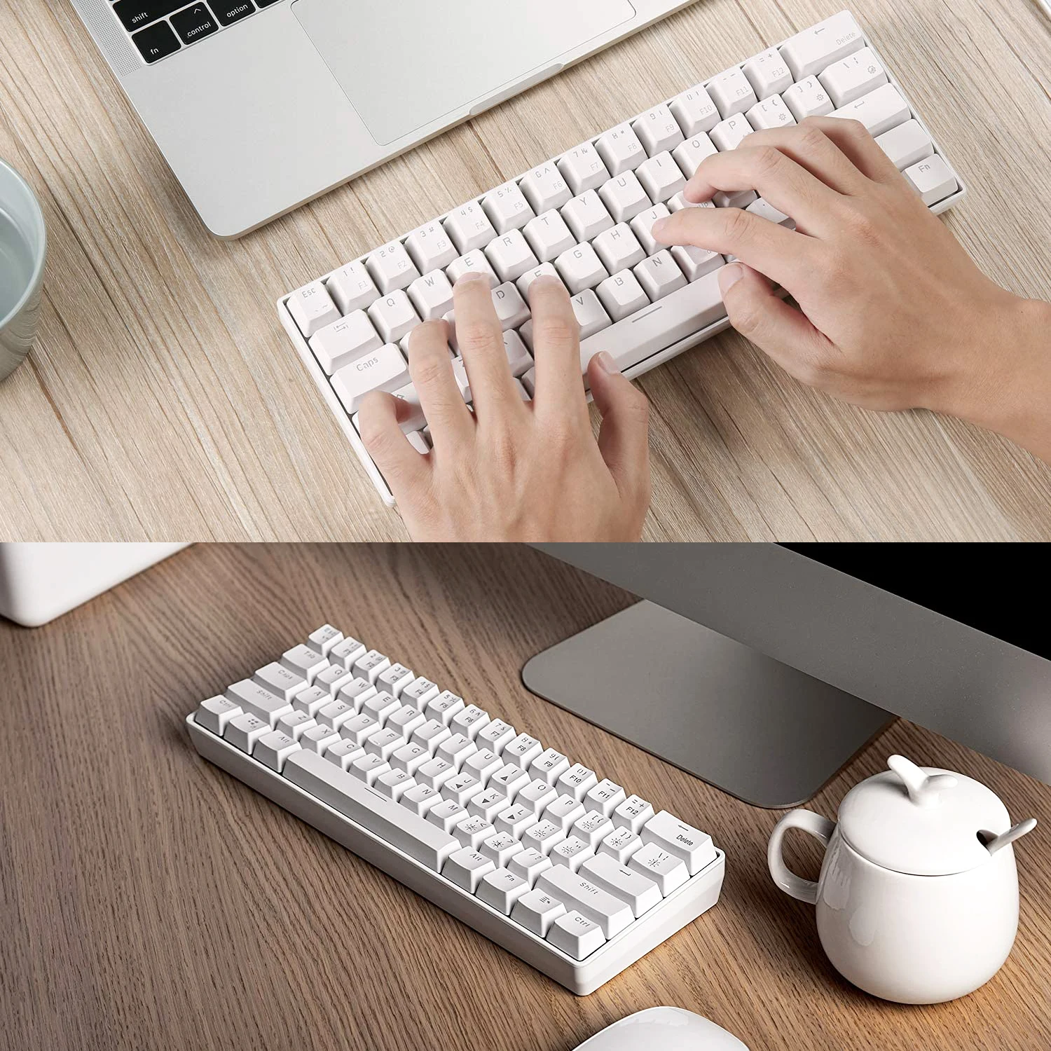 Generic RedThunder Rechargeable Wireless 60 Mechanical Keyboard, True