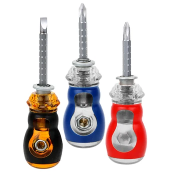 NICEYARD Flat Phillips Screw Driver Utility Hand Tools Random Color Double End Screwdriver Telescopic Dual Use
NICEYARD Flat Phillips Screw Driver Utility Hand Tools Random Color Double End Screwdriver Telescopic Dual Use