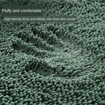 Household bathroom mat encryption thickening long-haired chenille kitchen bath bathtub absorbent non-slip mat bedroom carpet rug
Household bathroom mat encryption thickening long-haired chenille kitchen bath bathtub absorbent non-slip mat bedroom carpet rug