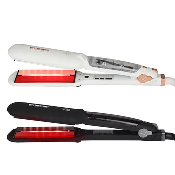 Straightening Irons Fast Heating Professional Tourmaline Ceramic Heating Plate Infrared Steam Hair Straightener
Straightening Irons Fast Heating Professional Tourmaline Ceramic Heating Plate Infrared Steam Hair Straightener