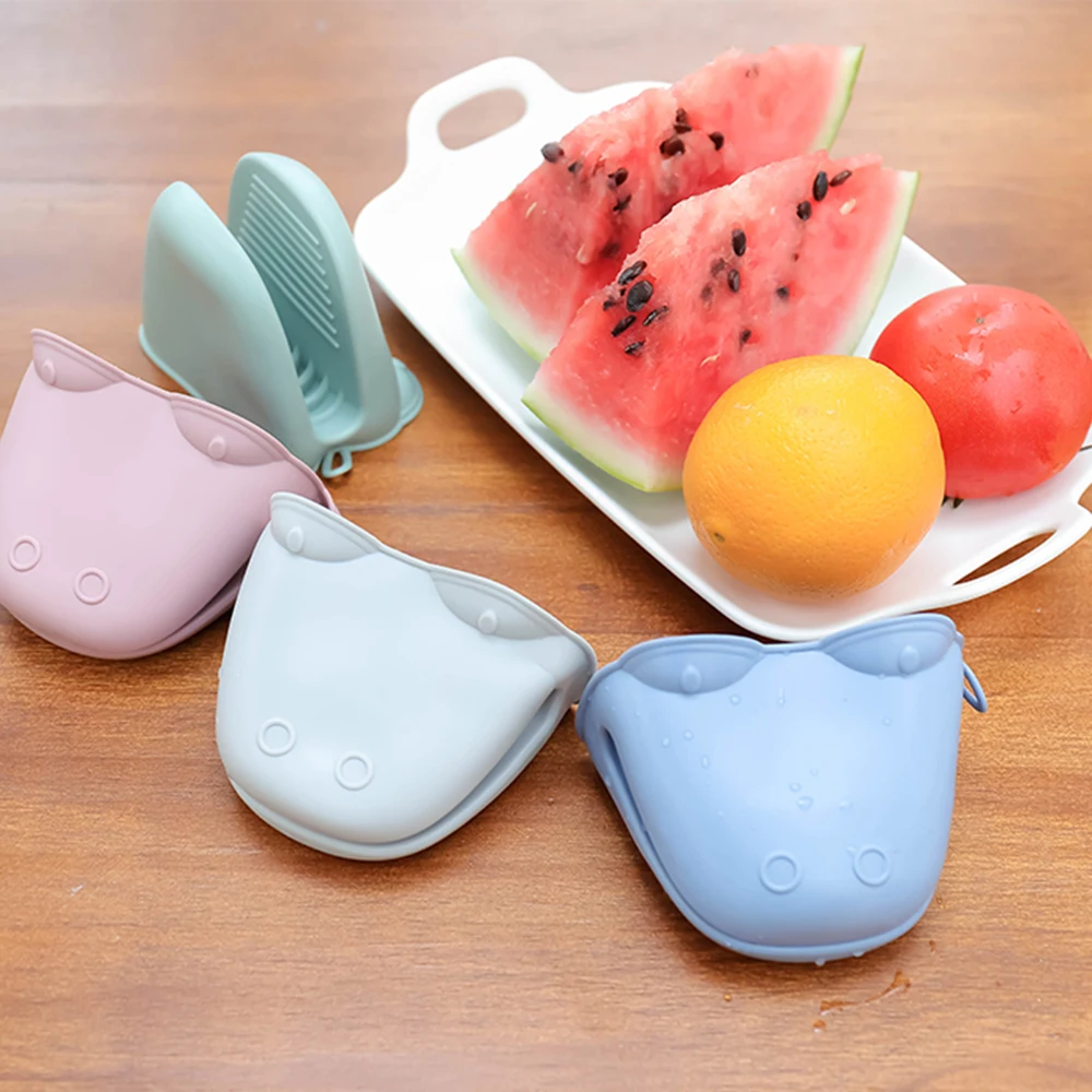 1Pc Silicone Heat Resistant Gloves Clips Insulation Non Stick Anti-slip Pot Bowel Holder Cooking Baking Oven Mitts kitchen bbq
1Pc Silicone Heat Resistant Gloves Clips Insulation Non Stick Anti-slip Pot Bowel Holder Cooking Baking Oven Mitts kitchen bbq