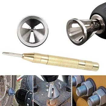 External Deburring Tool, Burr Extractor For Drill Bit, Adapts To Size 8-32 Bolts
External Deburring Tool, Burr Extractor For Drill Bit, Adapts To Size 8-32 Bolts