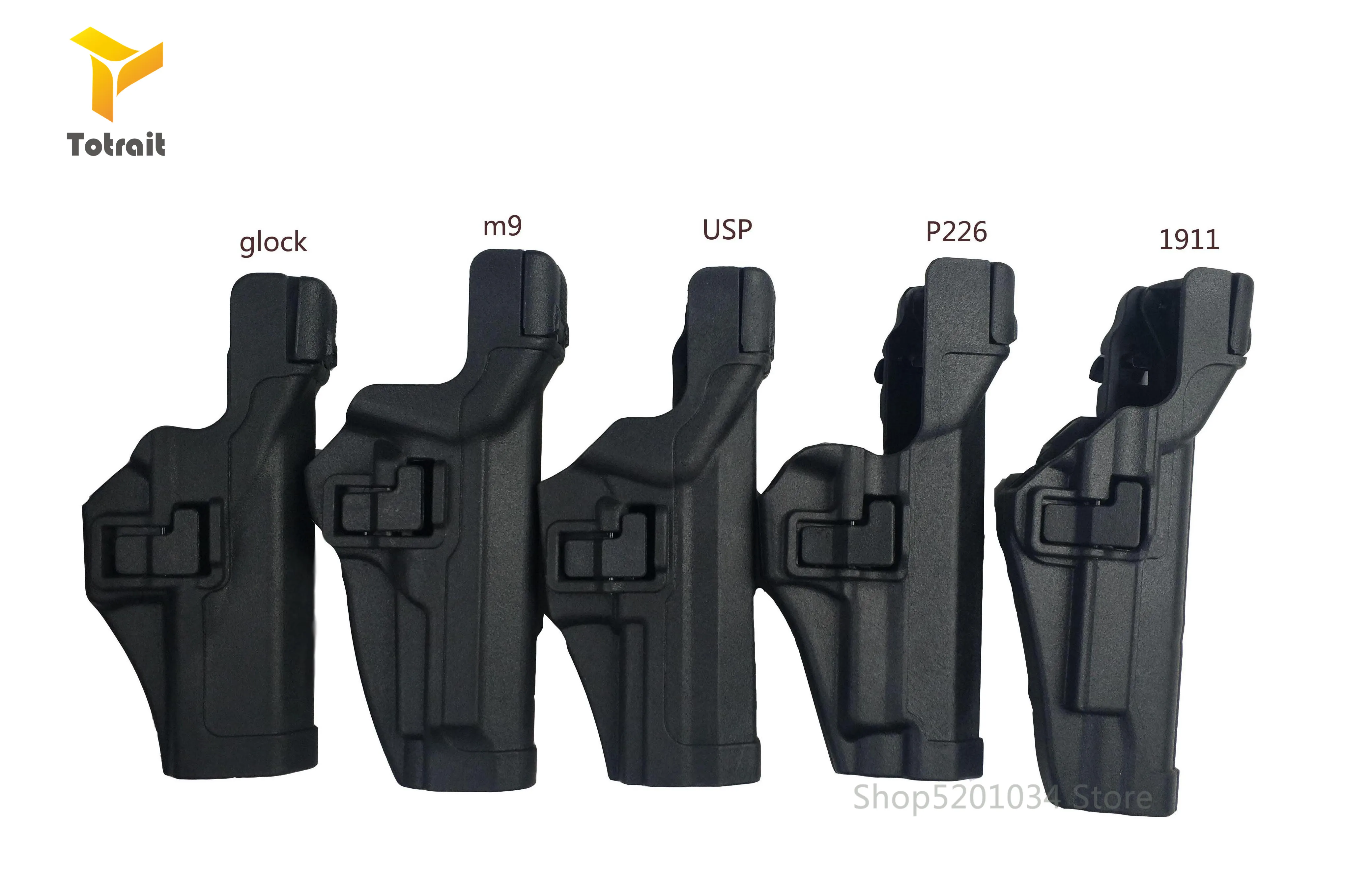 

Tactical Hunting Airsoft Shooting LV3 Holster for Glock 17 19 M92 Colt 1911 Sig P226 HK USP Pistol Holsters Military Gun Holster