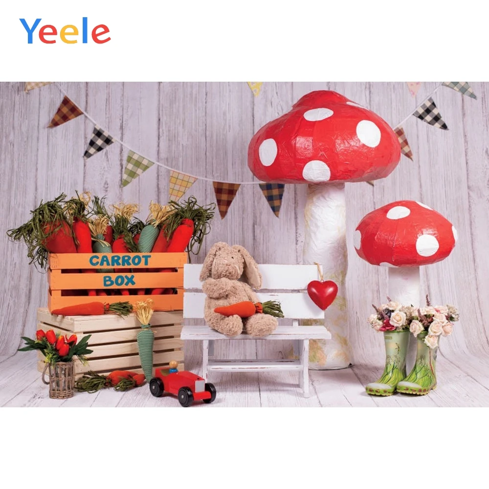 Easter Spring Baby Room Mushroom Carrot Rabbit Baby Shower Backdrop Wood Photography Background For Photo Studio Photophone
Easter Spring Baby Room Mushroom Carrot Rabbit Baby Shower Backdrop Wood Photography Background For Photo Studio Photophone