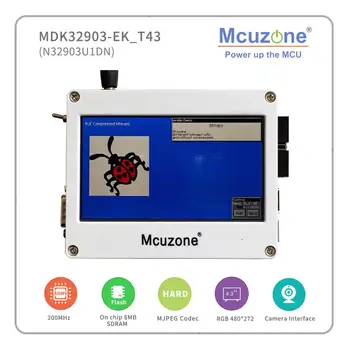 MDK903-EK_T43-OV7725, with 0.3Mpix image sensor,UCOS,UCGUI,LCDC, JPEG codec, 4.3" 480272 TFTLCD with TP N32905U1DN NUVOTON ARM9
MDK903-EK_T43-OV7725, with 0.3Mpix image sensor,UCOS,UCGUI,LCDC, JPEG codec, 4.3" 480272 TFTLCD with TP N32905U1DN NUVOTON ARM9