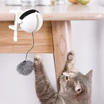 Interactive Cat Toy Electric Flutter Rotating Funny Cat Teaser Lifting Fuzzy Ball
Interactive Cat Toy Electric Flutter Rotating Funny Cat Teaser Lifting Fuzzy Ball