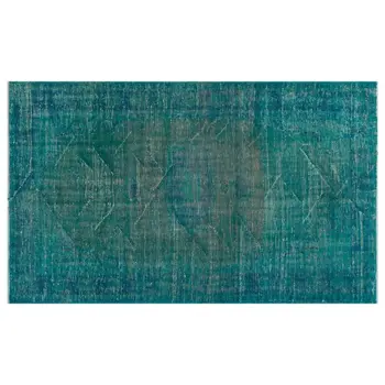 Handmade Turquoise Vintage Overdyed Turkish Area Rug 146x236 Cm-4'9''X7'9''
Handmade Turquoise Vintage Overdyed Turkish Area Rug 146x236 Cm-4'9''X7'9''