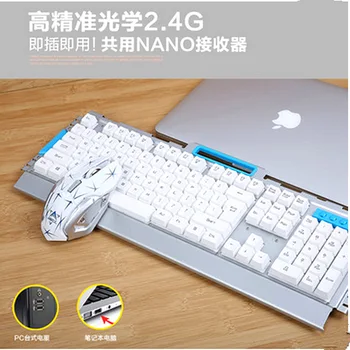Hot Selling Game Office Household Suspension Metal Multimedia Wireless Keyboard and Mouse Set
Hot Selling Game Office Household Suspension Metal Multimedia Wireless Keyboard and Mouse Set