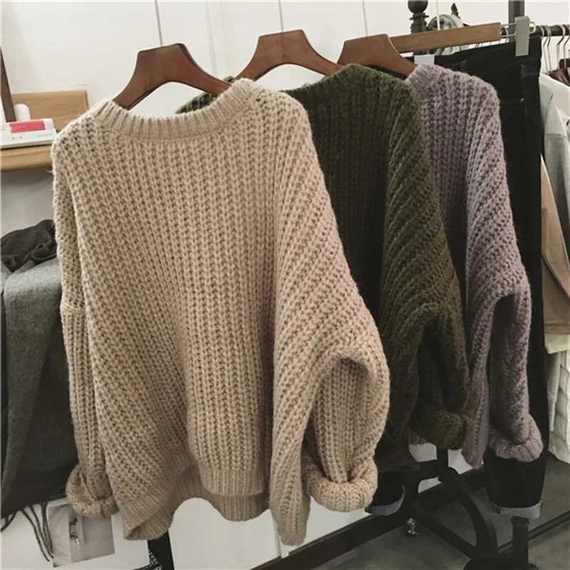 Women Pullover Latern O-Neck Autumn Winter Solid Color Slim Long Sleeve Round Collar Bottom Knit Sweater Ropa Mujer W1
Women Pullover Latern O-Neck Autumn Winter Solid Color Slim Long Sleeve Round Collar Bottom Knit Sweater Ropa Mujer W1