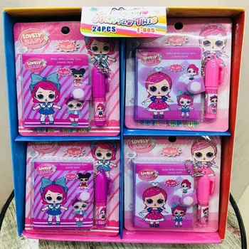 Genuine 2 In 1 LOL Surprise Original Dolls Mini Notebook Set Portable Button Diary with Ballpoint Pen Girl Toys Gift Random 1 Pc 
Genuine 2 In 1 LOL Surprise Original Dolls Mini Notebook Set Portable Button Diary with Ballpoint Pen Girl Toys Gift Random 1 Pc