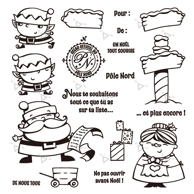 Merry Christmas Transparent Clear Rubber Stamp Sheet Cling Scrapbooking Photo Album PaperCard DIY Craft Album Diary French
Merry Christmas Transparent Clear Rubber Stamp Sheet Cling Scrapbooking Photo Album PaperCard DIY Craft Album Diary French