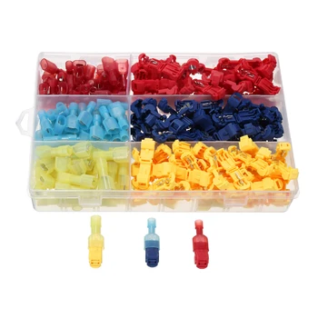 240Pcs Quick Splice Wire Connector Car Connecting Card Red T Taps Insulated Quick Splice Lock Cable Terminal Connectors 30mm
240Pcs Quick Splice Wire Connector Car Connecting Card Red T Taps Insulated Quick Splice Lock Cable Terminal Connectors 30mm