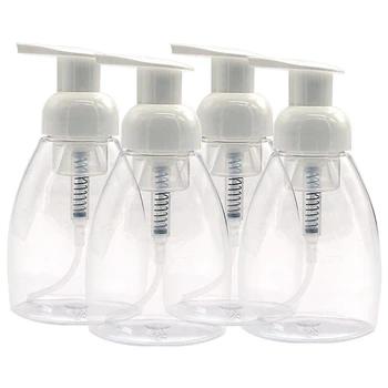 Foaming Soap Dispensers, 4 Pack 8.5 Oz Pump Bottle BPA Free Liquid Containers, Refillable Foamer
Foaming Soap Dispensers, 4 Pack 8.5 Oz Pump Bottle BPA Free Liquid Containers, Refillable Foamer