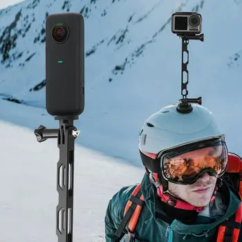 Gosear Extension Rod Arm Universal Aluminium Alloy Helmet Extender Pole Bracket Mount Stick for GoPro Insta 360 Osmo Action
Gosear Extension Rod Arm Universal Aluminium Alloy Helmet Extender Pole Bracket Mount Stick for GoPro Insta 360 Osmo Action