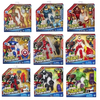 Hasbro Transformers Optimus Prime Marvel Avengers Superhero Mashers Mash Up Doll Assembled Spiderman Action Figure Children Toy
Hasbro Transformers Optimus Prime Marvel Avengers Superhero Mashers Mash Up Doll Assembled Spiderman Action Figure Children Toy