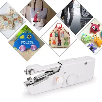 Portable Handheld Mini Sewing Machine Quick Stitch Sew Needlework Cordless Clothes Fabrics With Sewing Kits Lightweight
Portable Handheld Mini Sewing Machine Quick Stitch Sew Needlework Cordless Clothes Fabrics With Sewing Kits Lightweight
