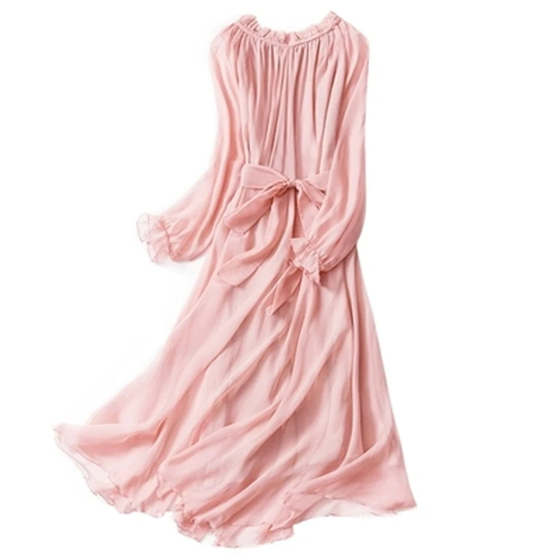 Big size Women Dress Spring Loose Chiffon Summer Dress Women's Belt Long Dresses butterfly Sleeve Casual ladies Long Dress T3
Big size Women Dress Spring Loose Chiffon Summer Dress Women's Belt Long Dresses butterfly Sleeve Casual ladies Long Dress T3