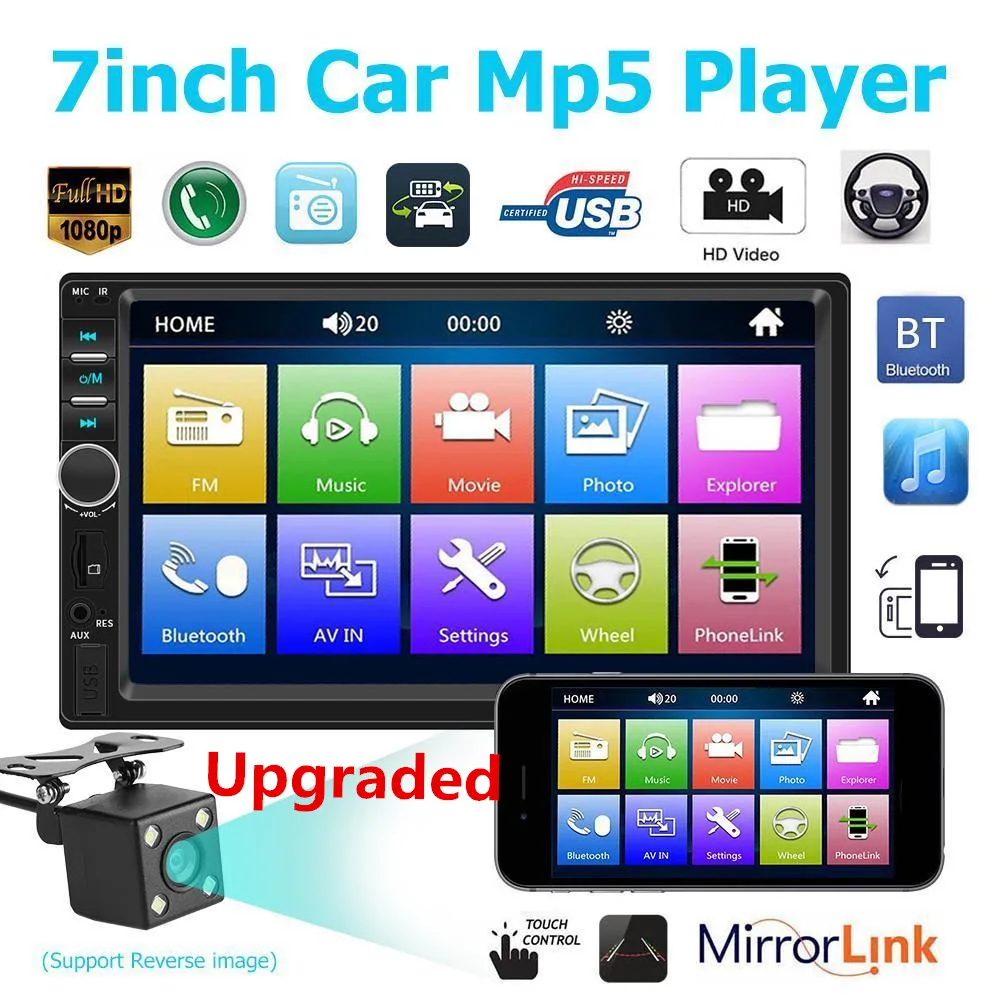 Car MP5 Player USB FM Transmitter U Disk LCD Display Charger Adapter Remote Control Steering Wheel Controls For IOS for Android
Car MP5 Player USB FM Transmitter U Disk LCD Display Charger Adapter Remote Control Steering Wheel Controls For IOS for Android