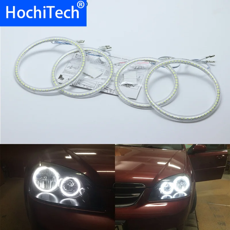 Ultra bright SMD white LED angel eyes halo ring kit daytime running light DRL for Chevrolet Lacetti Optra Nubira 2002-2008
Ultra bright SMD white LED angel eyes halo ring kit daytime running light DRL for Chevrolet Lacetti Optra Nubira 2002-2008