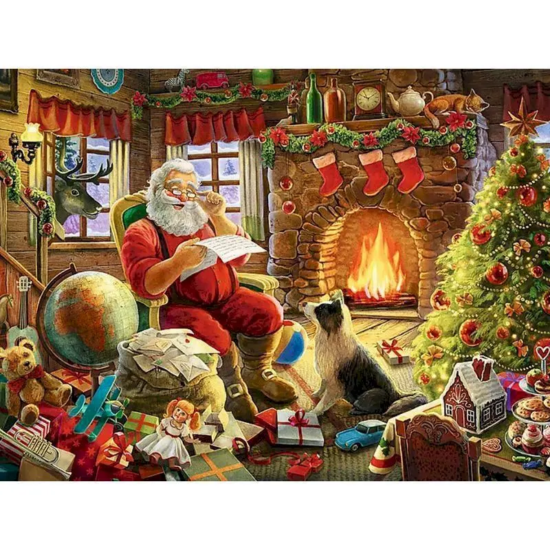 Gatyztory Santa Claus Tree Frame DIY Painting By Numbers Handpainted Oil Painting Canvas Colouring Gift Decor
Gatyztory Santa Claus Tree Frame DIY Painting By Numbers Handpainted Oil Painting Canvas Colouring Gift Decor