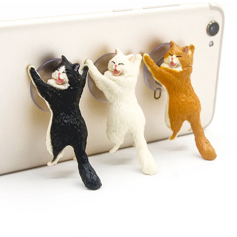 Phone Holder Cute Cat Support Resin Mobile Phone Holder Stand Sucker Tablets Desk Sucker Design Animal Smartphone Holder
Phone Holder Cute Cat Support Resin Mobile Phone Holder Stand Sucker Tablets Desk Sucker Design Animal Smartphone Holder