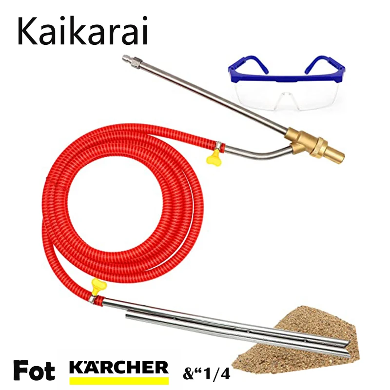 Pressure Washer Sandblasting Kitsandblasting nozzle1/4 Inch Quick Connect or Compatible with Karcher k2-k7 Sandblastingmachine
Pressure Washer Sandblasting Kitsandblasting nozzle1/4 Inch Quick Connect or Compatible with Karcher k2-k7 Sandblastingmachine