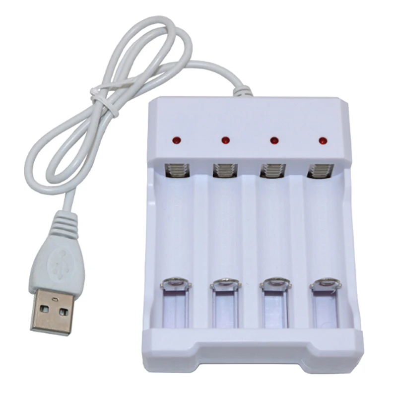 USB 4 Slots Output Battery Charger Battery Charging Tool For AA/AAA Battery Universal Rechargeable Battery Quick Charge Adapter
USB 4 Slots Output Battery Charger Battery Charging Tool For AA/AAA Battery Universal Rechargeable Battery Quick Charge Adapter