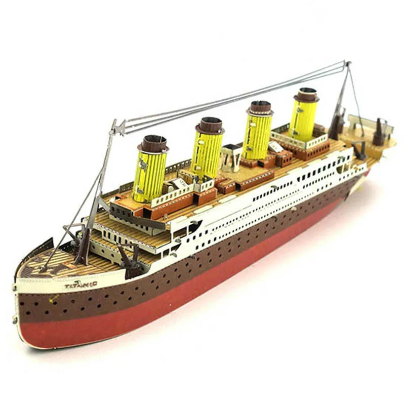 All-metal Stainless Steel DIY Titanic RMS Boat Ship Sets Model Building Kits Blocks DIY 3D Glue-free Educational Kids Toys
All-metal Stainless Steel DIY Titanic RMS Boat Ship Sets Model Building Kits Blocks DIY 3D Glue-free Educational Kids Toys