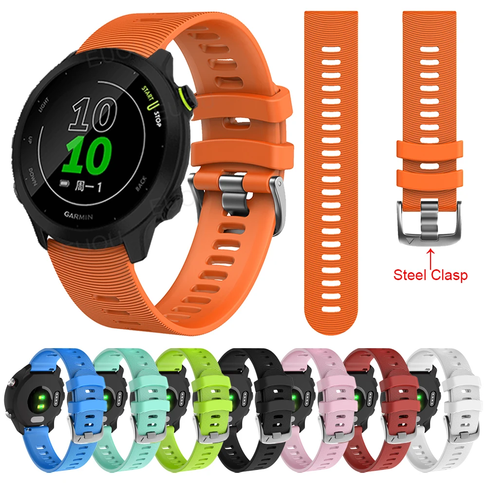 Спортивный силиконовый ремешок для Garmin Forerunner 158 Band 245 245M 645, браслет Forerunner245, ремешок для часов QuickRelease 20 мм
Спортивный силиконовый ремешок для Garmin Forerunner 158 Band 245 245M 645, браслет Forerunner245, ремешок для часов QuickRelease 20 мм