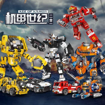 XINGBAO Building Blocks 20001 20002 20003 20004 2 in 1 Deformation Robot and Engineering Truck Sets Building Bricks for kids
XINGBAO Building Blocks 20001 20002 20003 20004 2 in 1 Deformation Robot and Engineering Truck Sets Building Bricks for kids